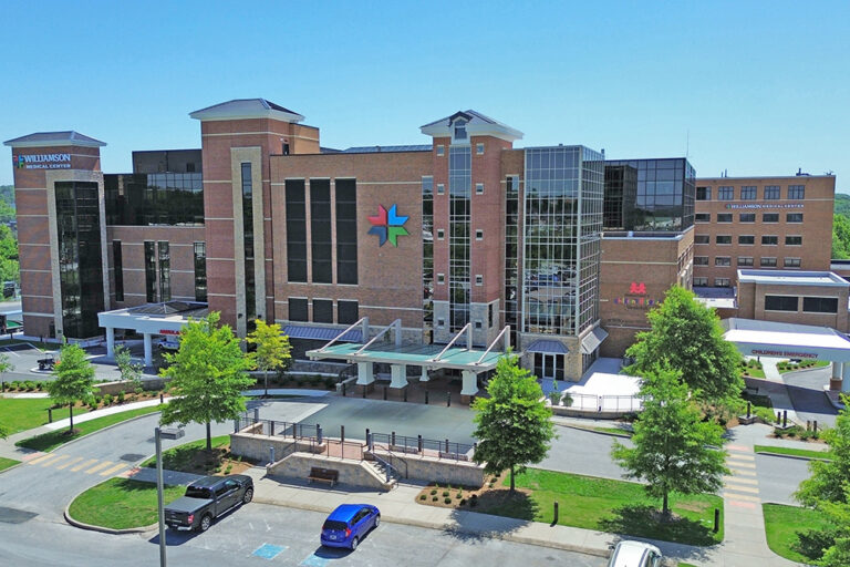 A view of the newly renovated Williamson Medical Center