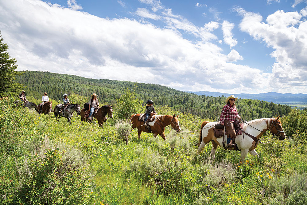 Go horseback riding in Eastern Idaho.