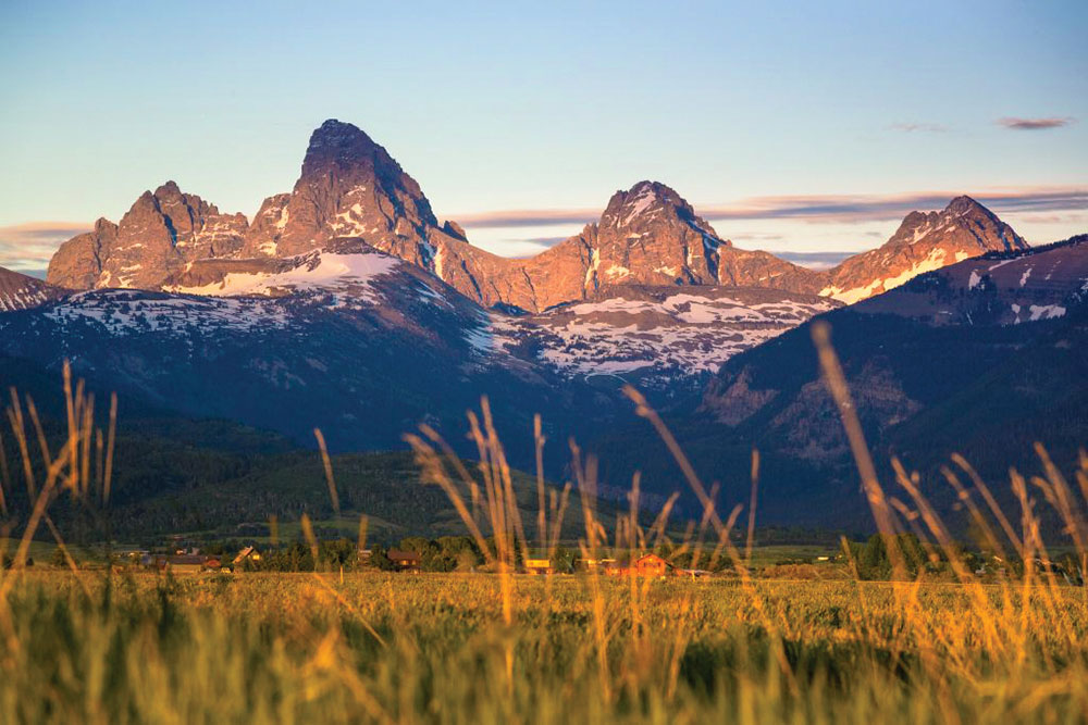 Views of the Teton Valley from Driggs, ID