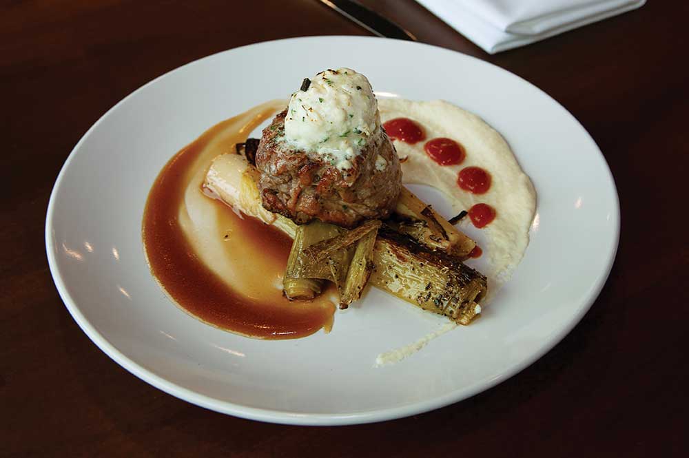 Plated meal from Fire & Salt in Oak Ridge, TN.