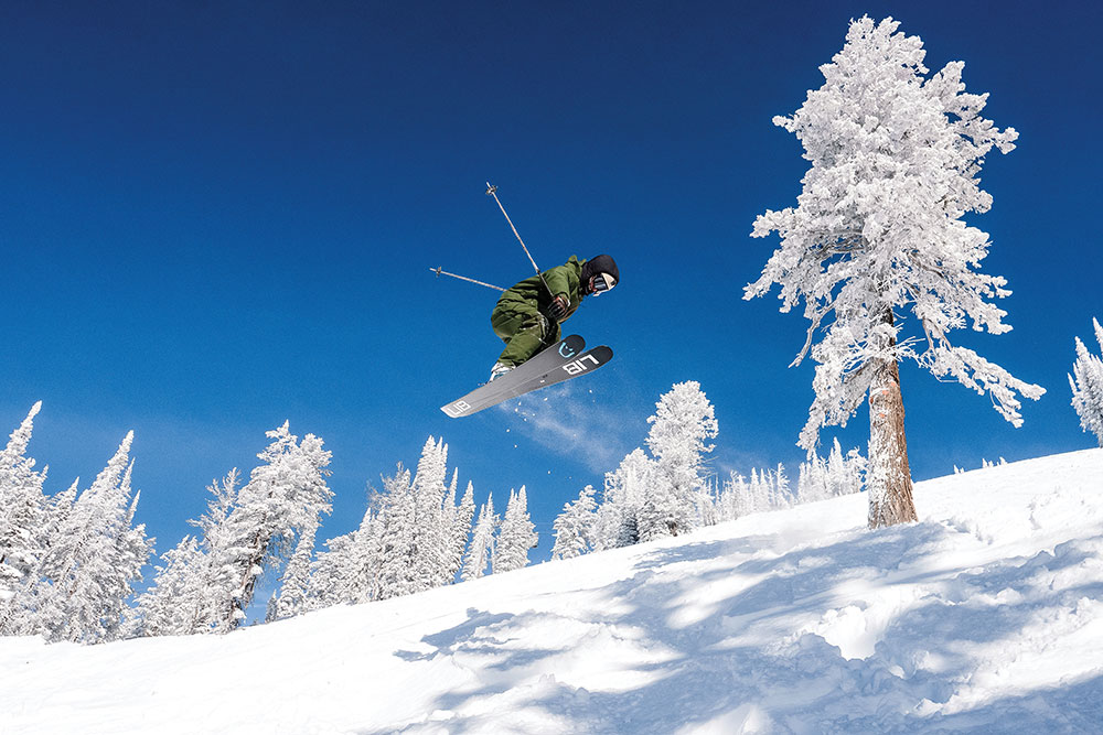 Enjoy a soaring afternoon of skiing in Eastern Idaho.