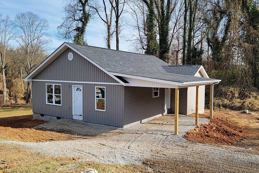 ADFAC’s most recently built home for a first-time homeowner. ADFAC offers educational and housing resources for residents in need in Oak Ridge, TN.