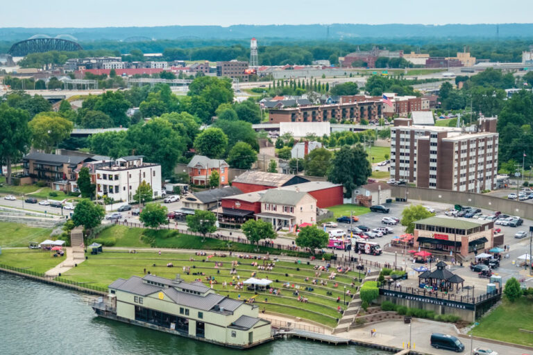 Southern Indiana riverfront