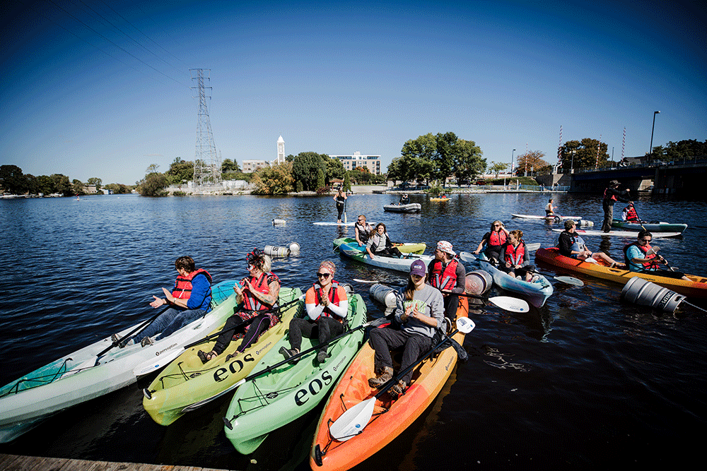 Kayaking, Sheboygan