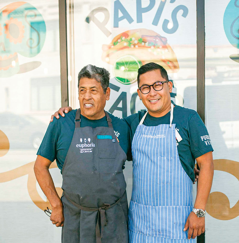 Jorge Barrales and his son, Jorge Barrales Jr., offer a short, simple menu that’s full of flavor.