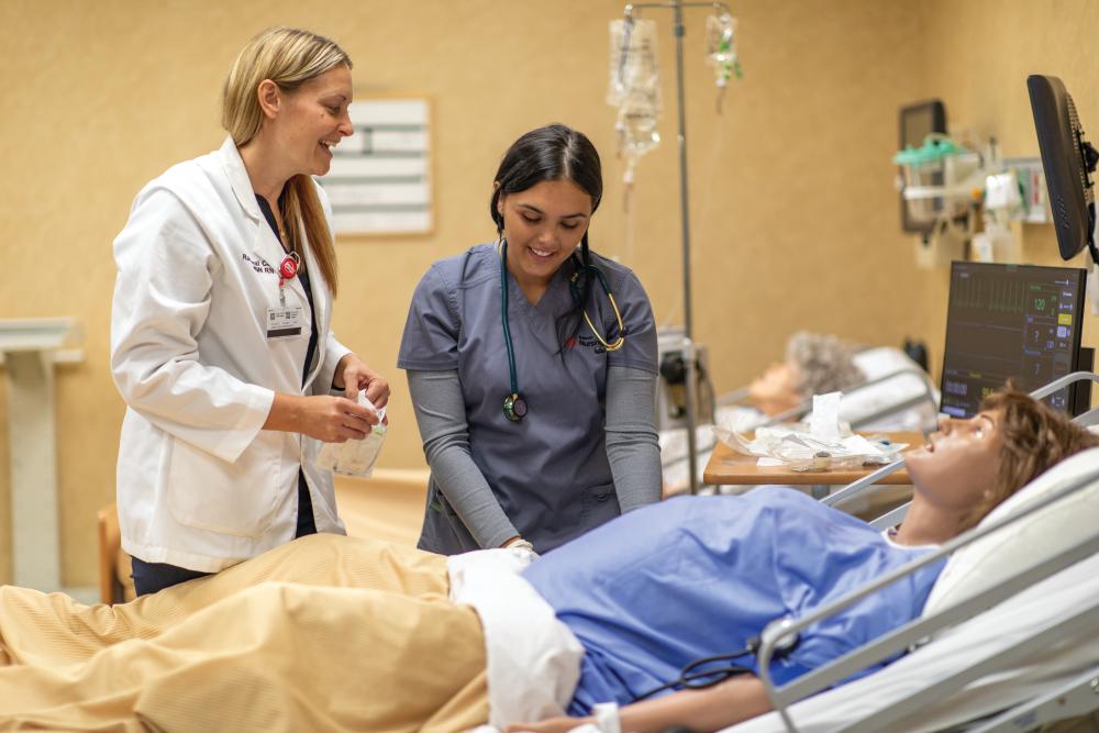 Baker College nursing student