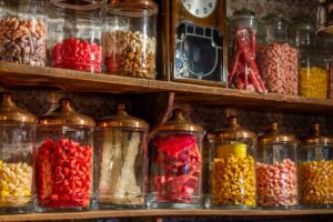 Vintage candy shop