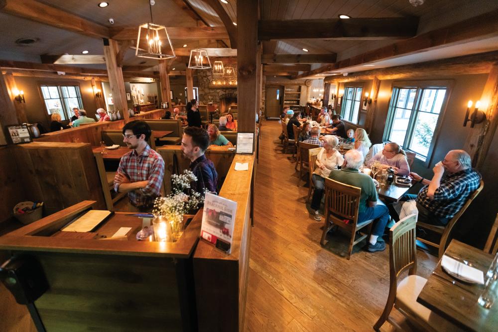 The Restaurant at RT Lodge serves Appalachian-inspired menu items.