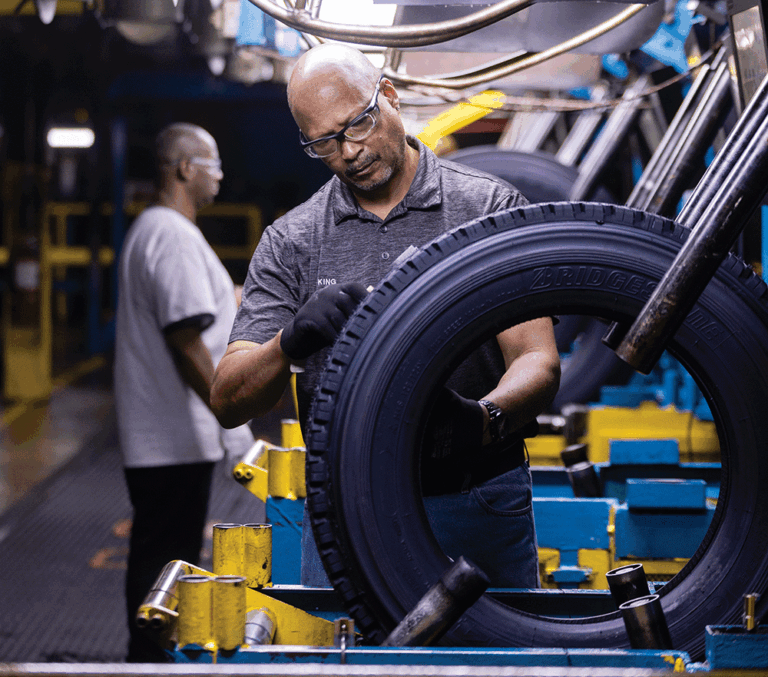 Bridgestone/Firestone North American Tire plant in La Vergne, Tennessee.