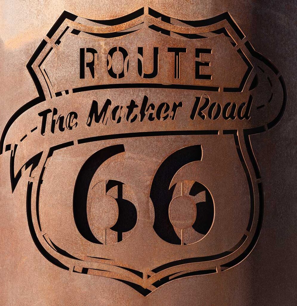 Route 66 runs through Old Town in Victorville, California.