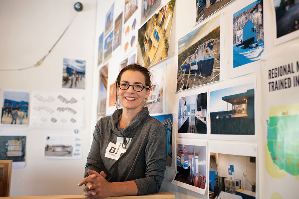 Edie Dillman, co-founder of B.PUBLIC Prefab