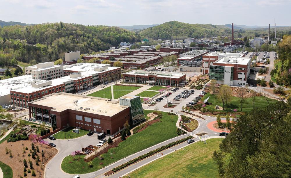 Aerial view of ORNL main campus