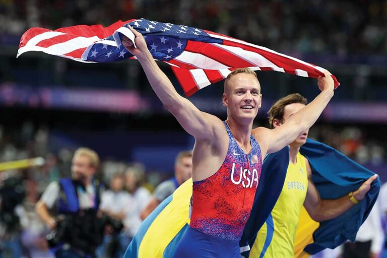 Sam Kendricks at the Olympics