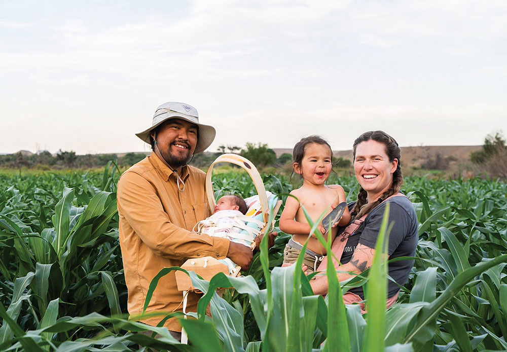Zachariah and Mary Ben with their children