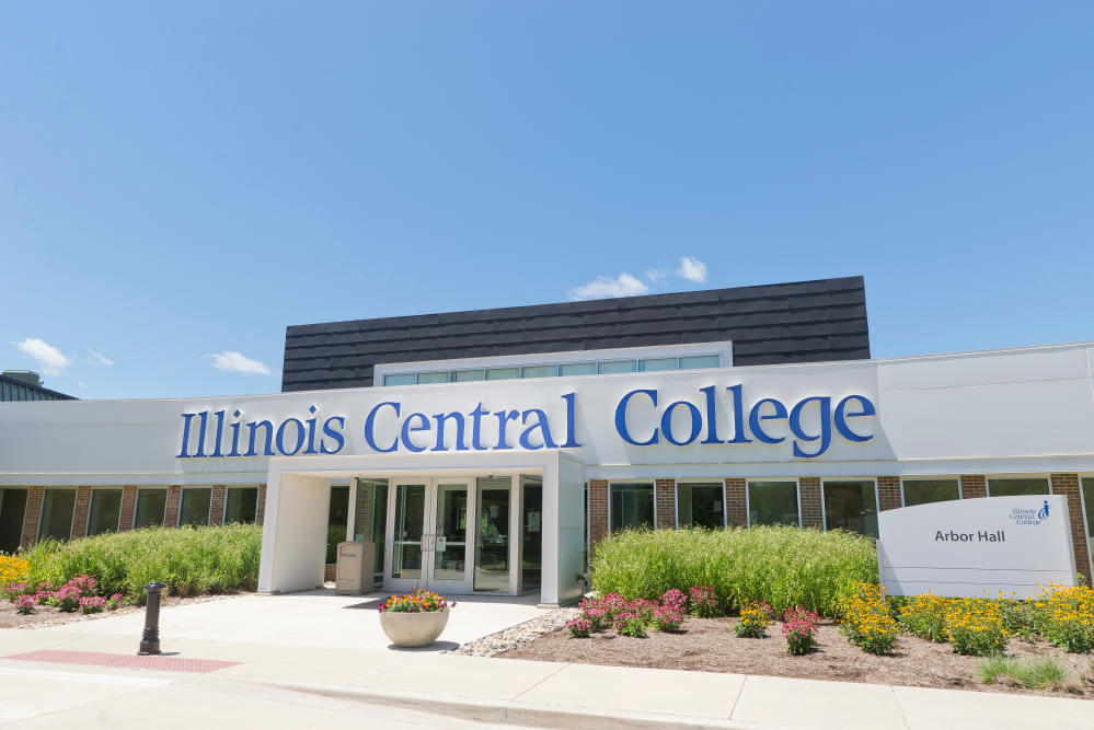 Illinois Central College exterior entrance