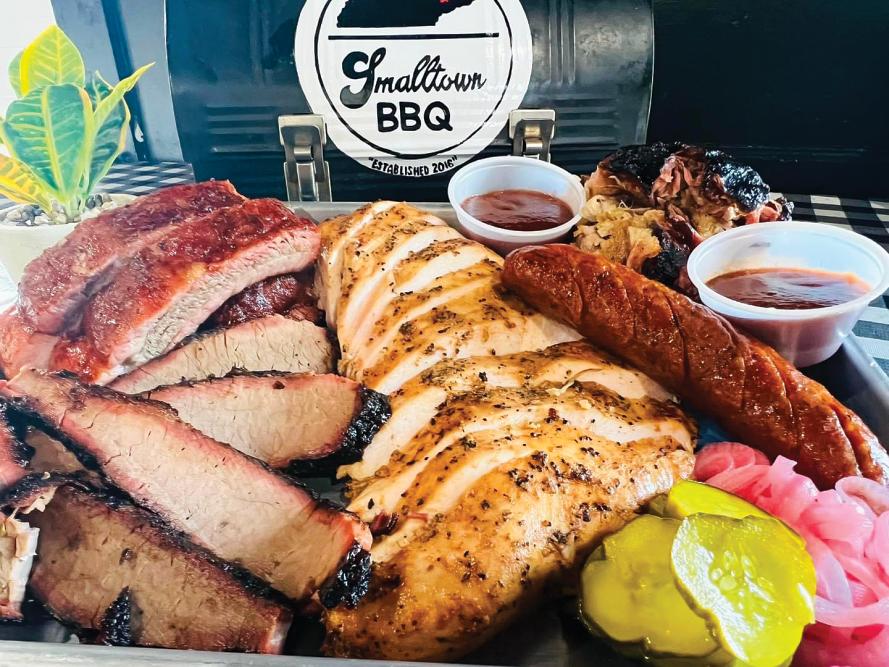 Brisket and chicken from Southern BBQ