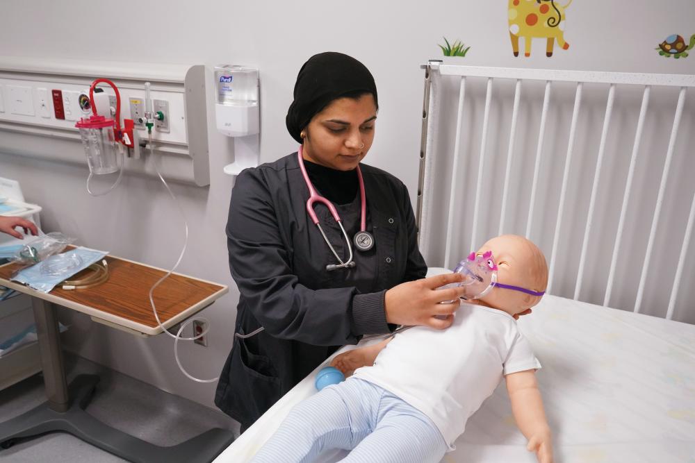 Hawkeye Community College Healthcare education baby care