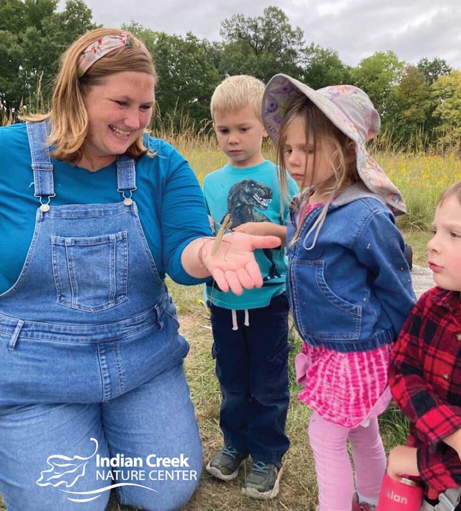 Indian Creek Nature Center in Cedar Rapids, IA, is a great place to visit with children.