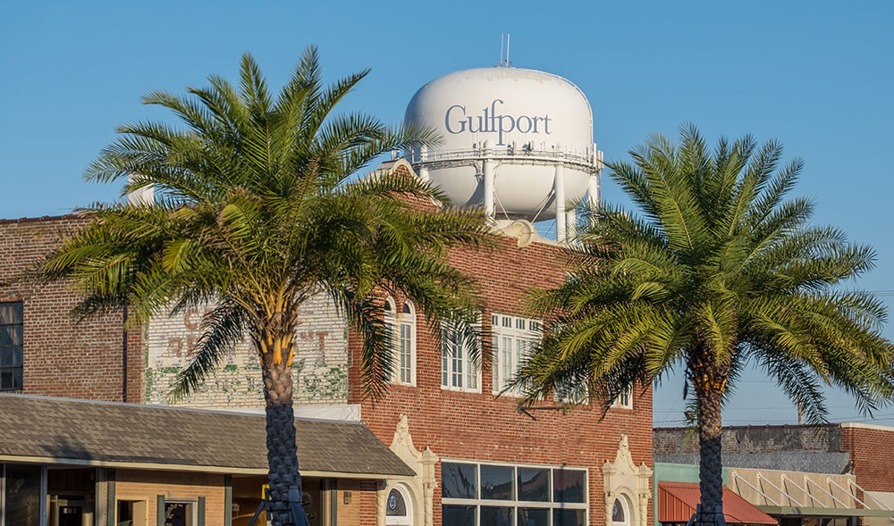 View of Gulfport, MS