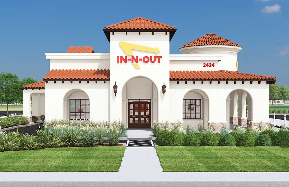 Rendering of In-N-Out Burger in Franklin, TN.
