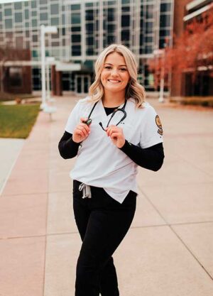 Kelsey Davis grew up in the rural Central Valley in California, is a recent participant of the 12-month STAR (Supporting Transitions and Relationships) Nurse Residency Program at St. Luke’s Magic Valley.
