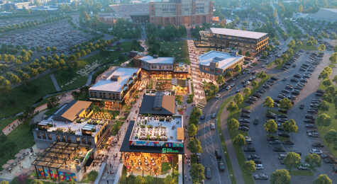 The Grounds, a 100-acre, mixed-use destination neighborhood in the university’s Deacon Boulevard area, will be an entertainment hub, blending retail, dining, residential and office space.