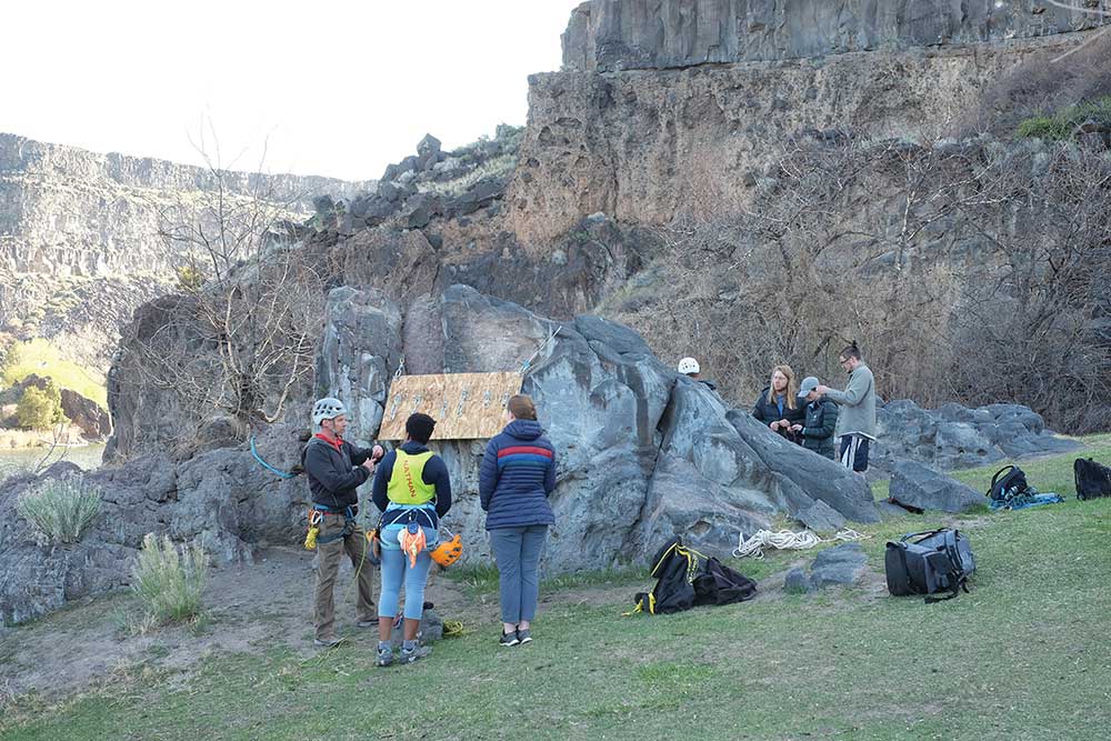 Group at Southern Idaho Climbing Coalition