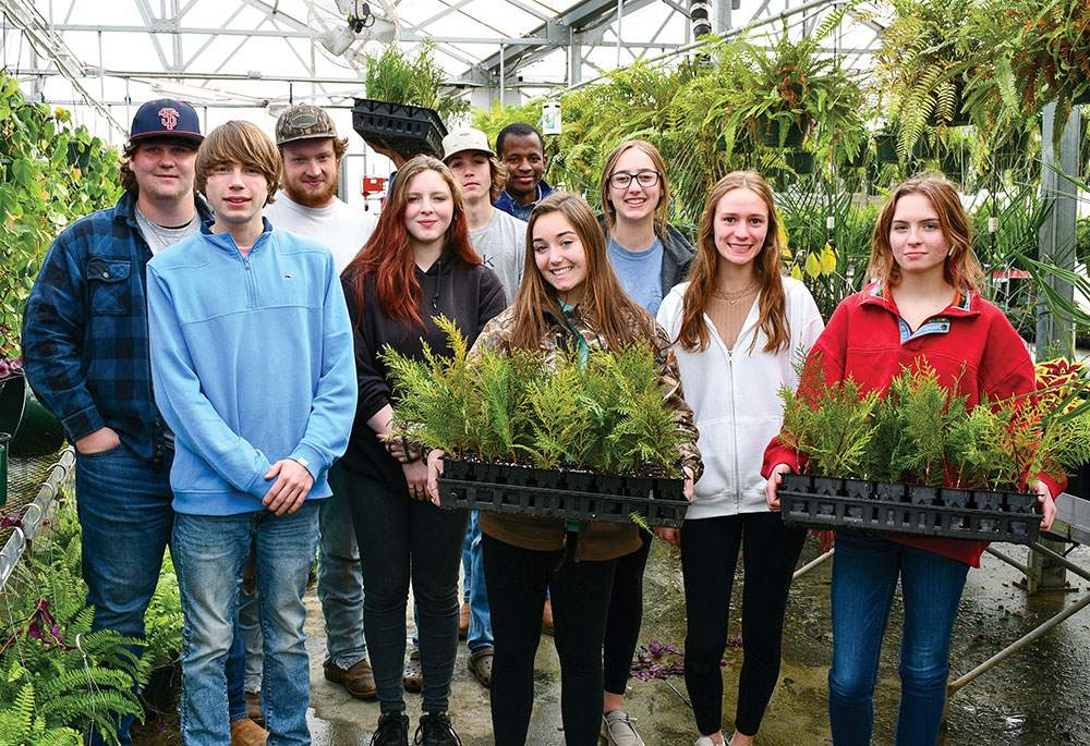 Students involved with the Strom Thurmond Career and Technology Center