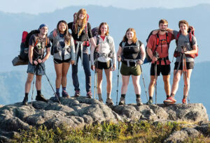 Emory & Henry students enjoy an outdoor program