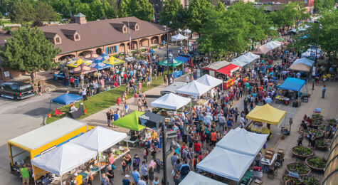 Street festival in Green Bay