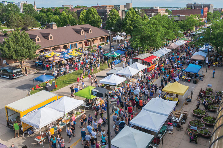 Street festival in Green Bay
