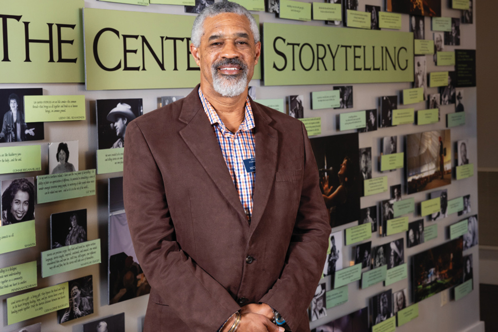 Michael Carson is the president of the International Storytelling Center in downtown Jonesborough.