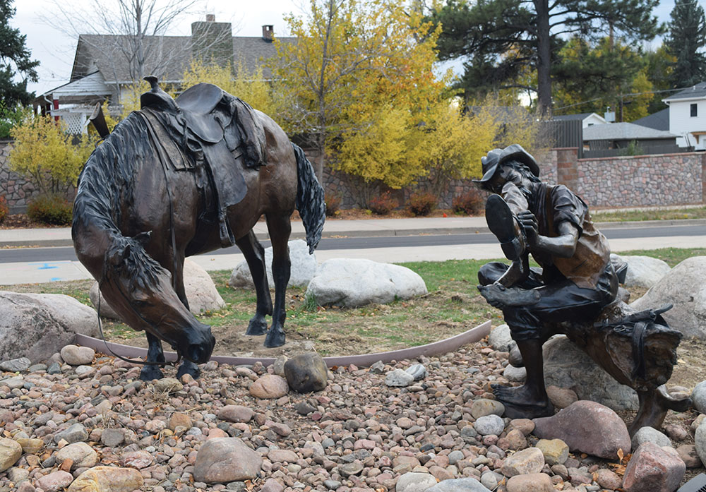Sculptures in Castle Rock, CO