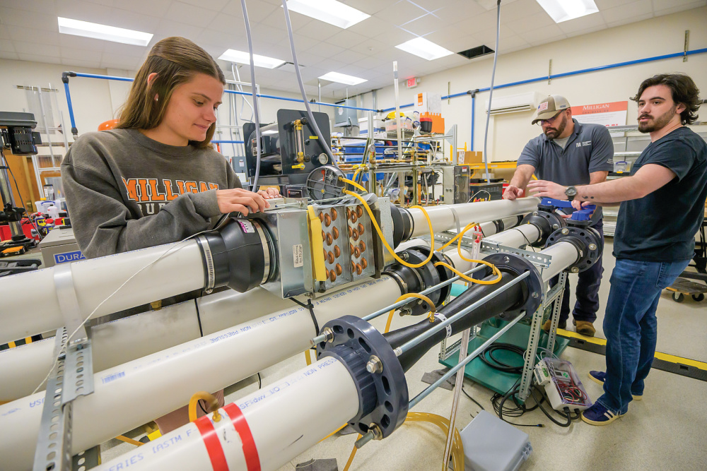 Engineering students hone their skills at Milligan University.
