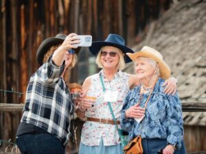Attendees at Beeman-Duncan Ranch's Under a Wild Sky event