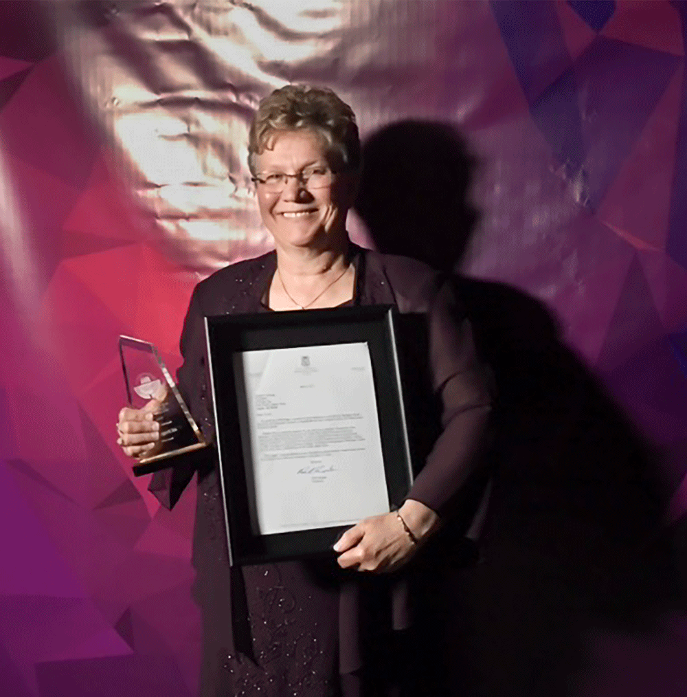 Darlene Collings received Michigan SBDC’s Best Small Business Award in 2017.