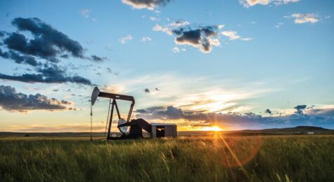 Oil rig in Wyoming