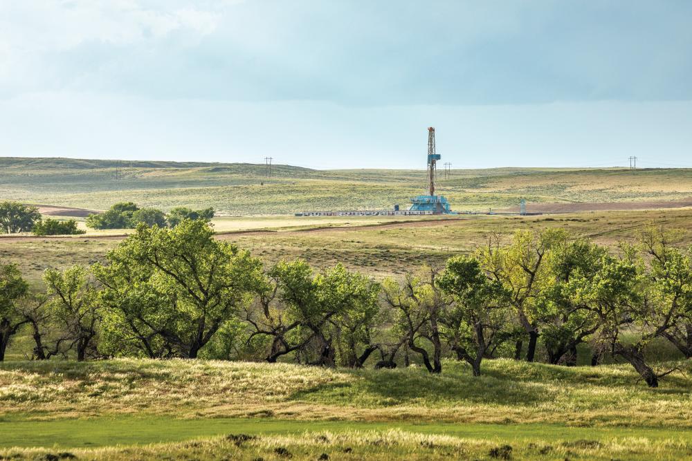Petroleum Association of Wyoming equipment in a field