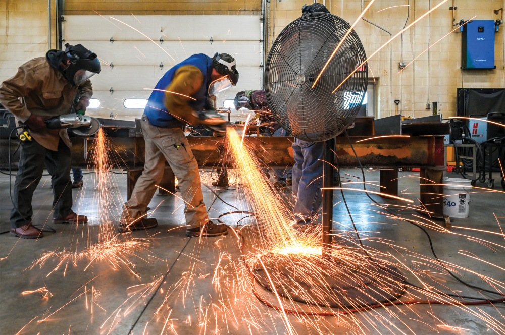 Great Falls College MSU offers a welding program.