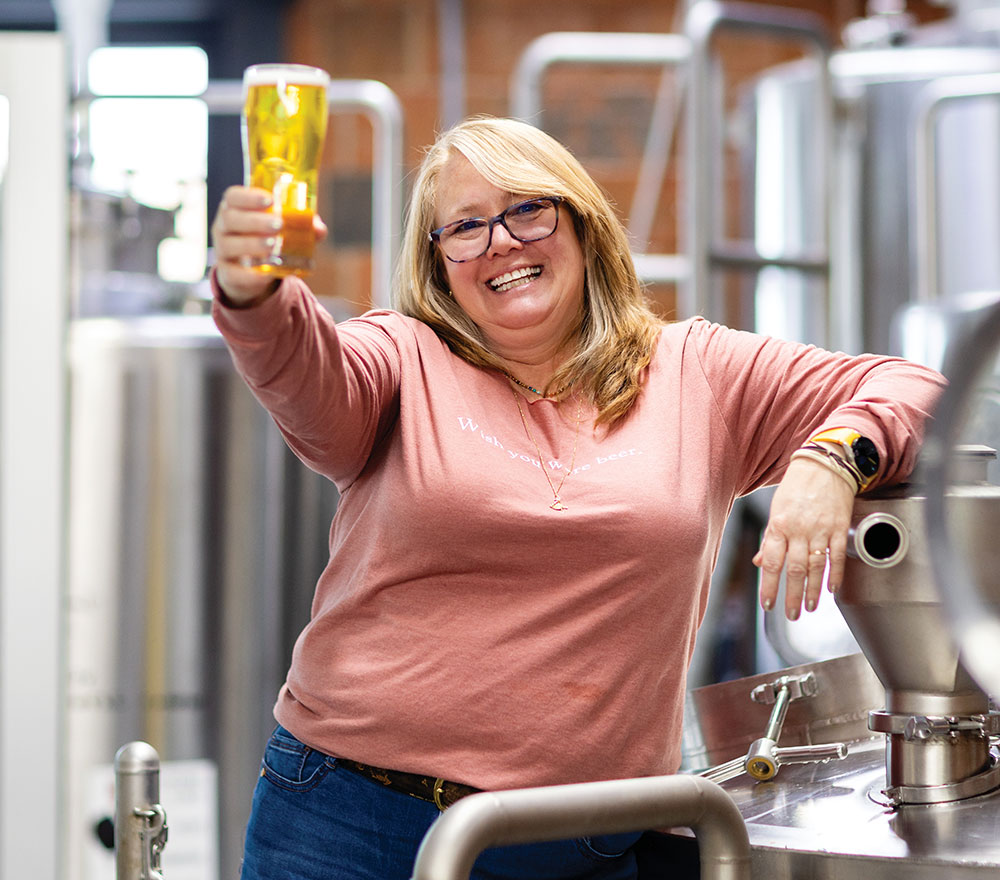 Sarah Ferree is the taproom manager and assistant brewer at Ooga Brewing Co. in Beaver Dam.