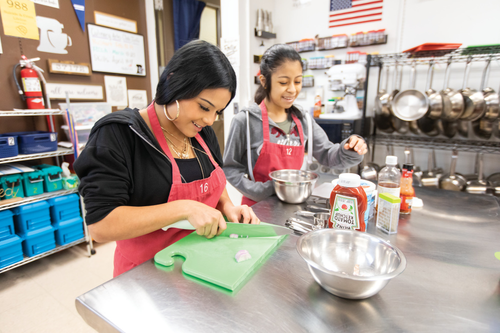 The school district’s CTE program prepares students to excel in their fields.