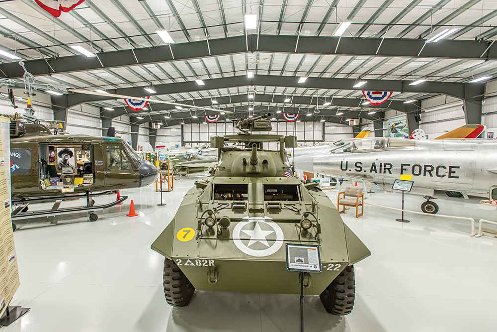 A tank on display at Warhawk Air Museum in Nampa, Idaho.