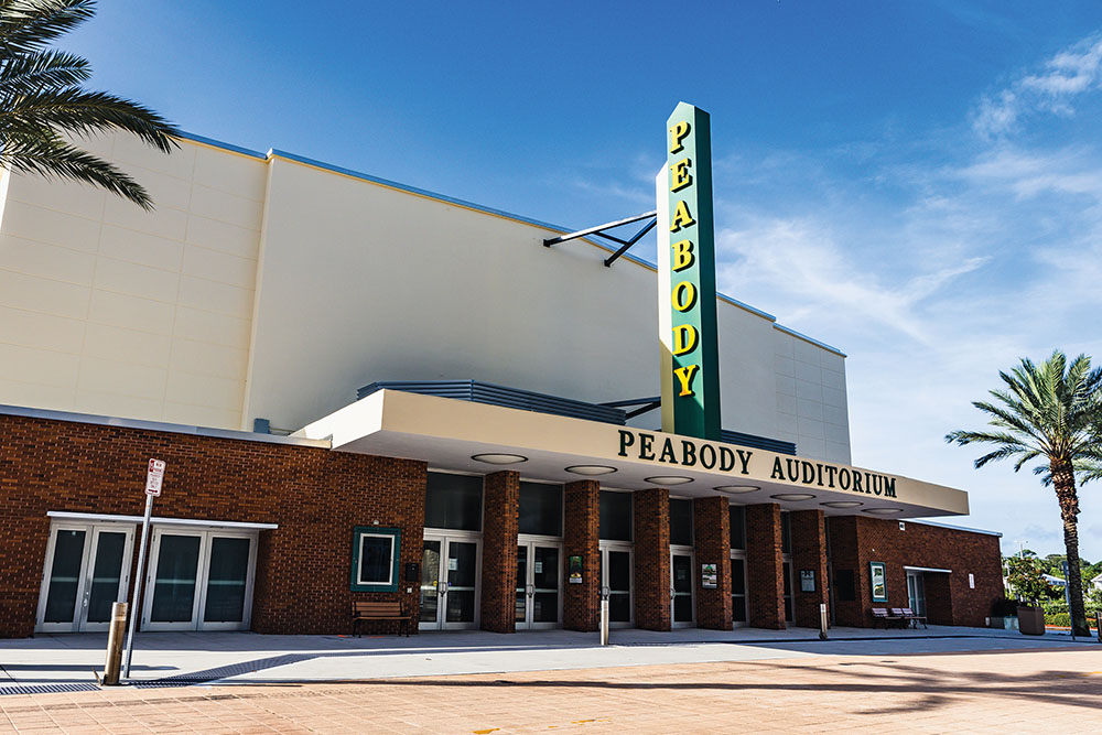 Peabody Auditorium is a go-to venue for all things performance art in Daytona Beach, FL.