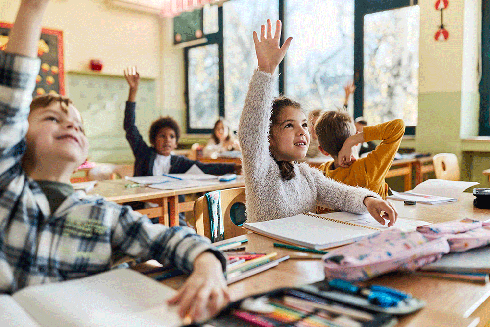 Kids at school