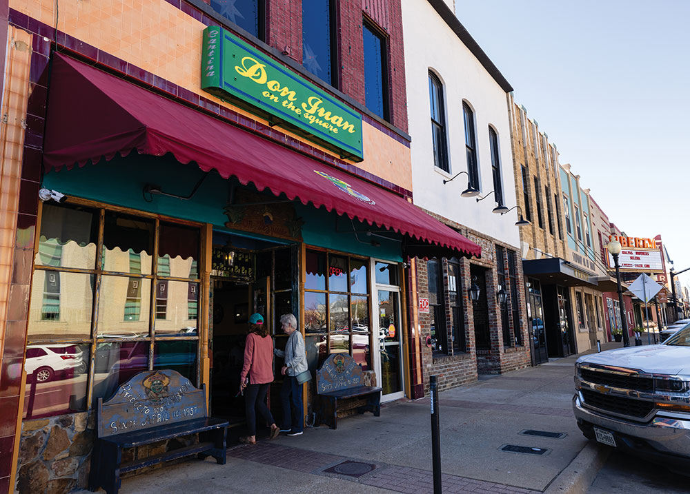 Grab a bite to eat at Don Juan on the Square.