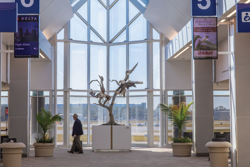 Daytona Beach International Airport serves over 700,000 passengers annually.