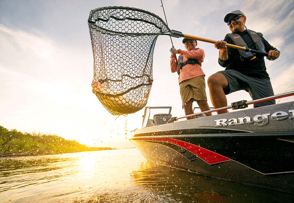 Fishing on Devils Lake