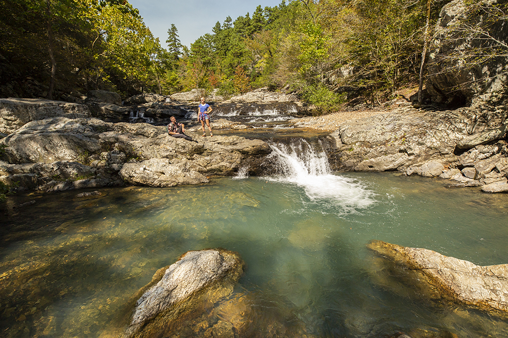 Little Missouri Falls in Langley, AR