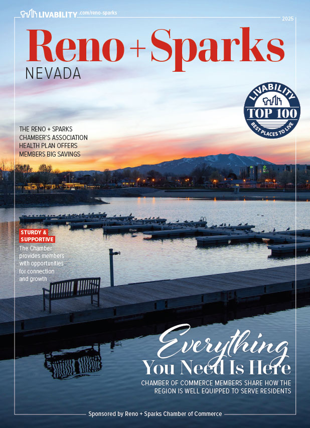 2025 Livability Reno + Sparks, Nevada magazine cover