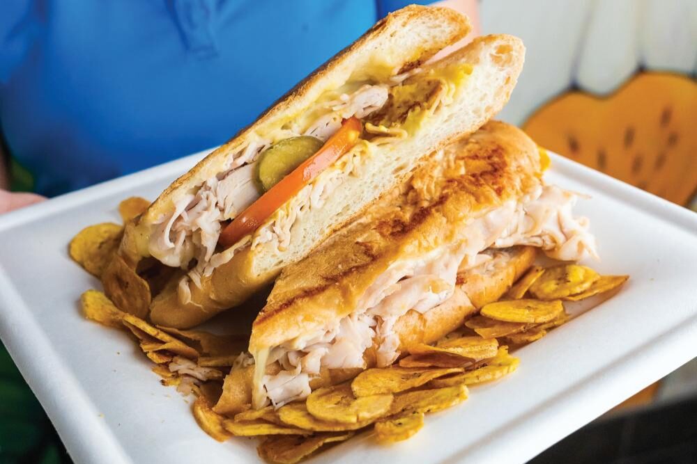 sandwich from Mi Apá Latin Café